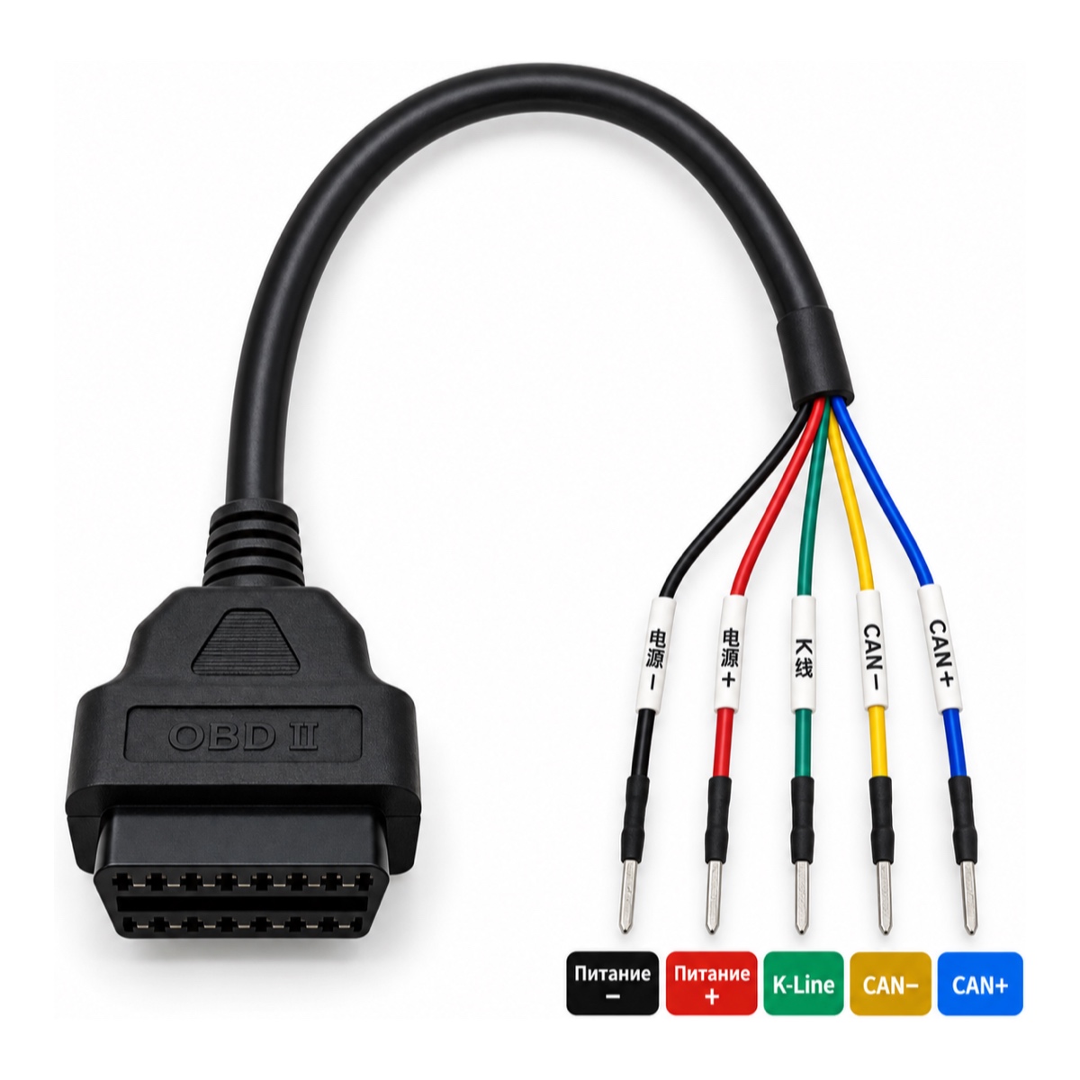 Переходник 5 pin CAN на OBD 2
