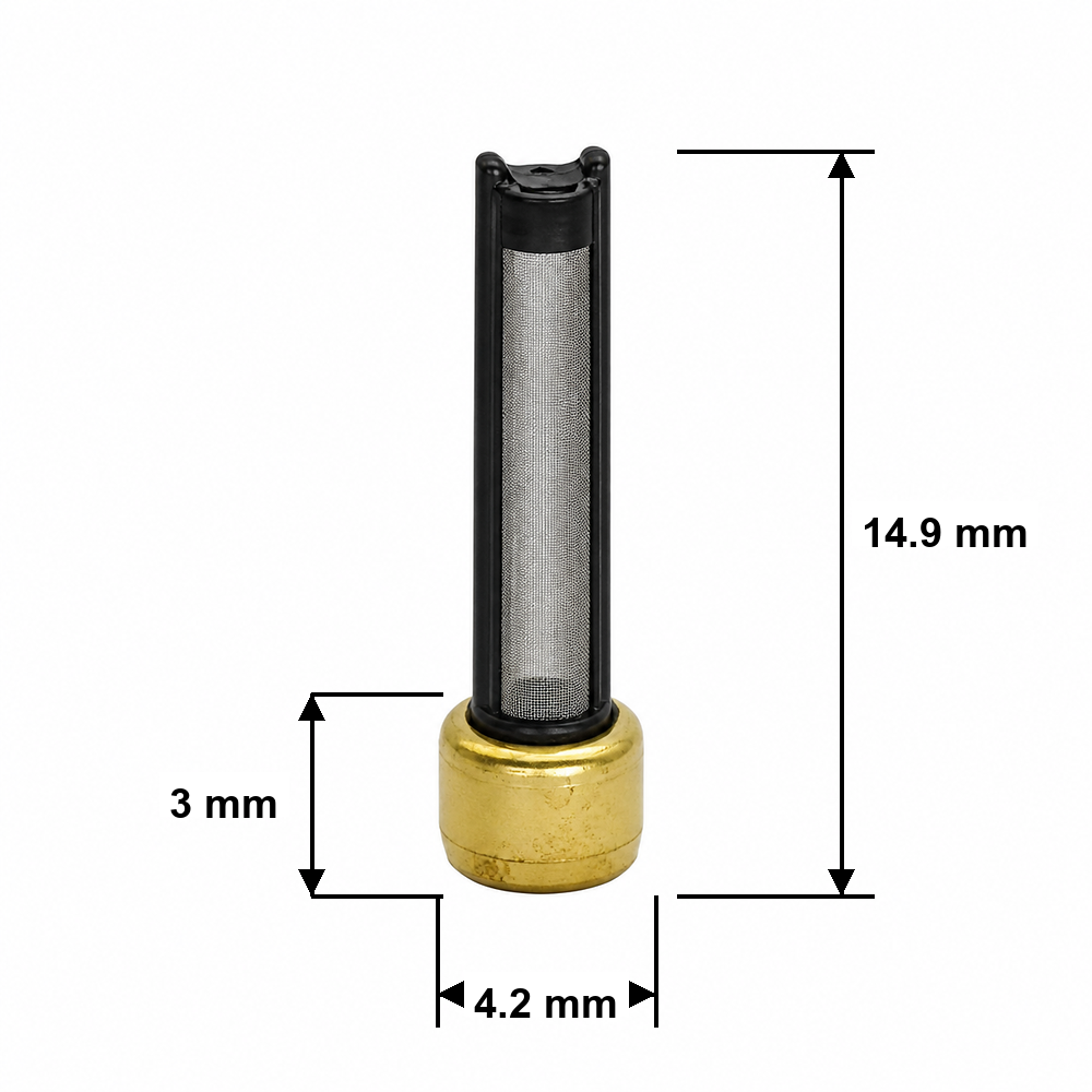 Фильтр-сеточка бензиновой форсунки GDI Denso ETARI ET-207 (14,9 × 4,1 × 3 мм, 50 шт.)