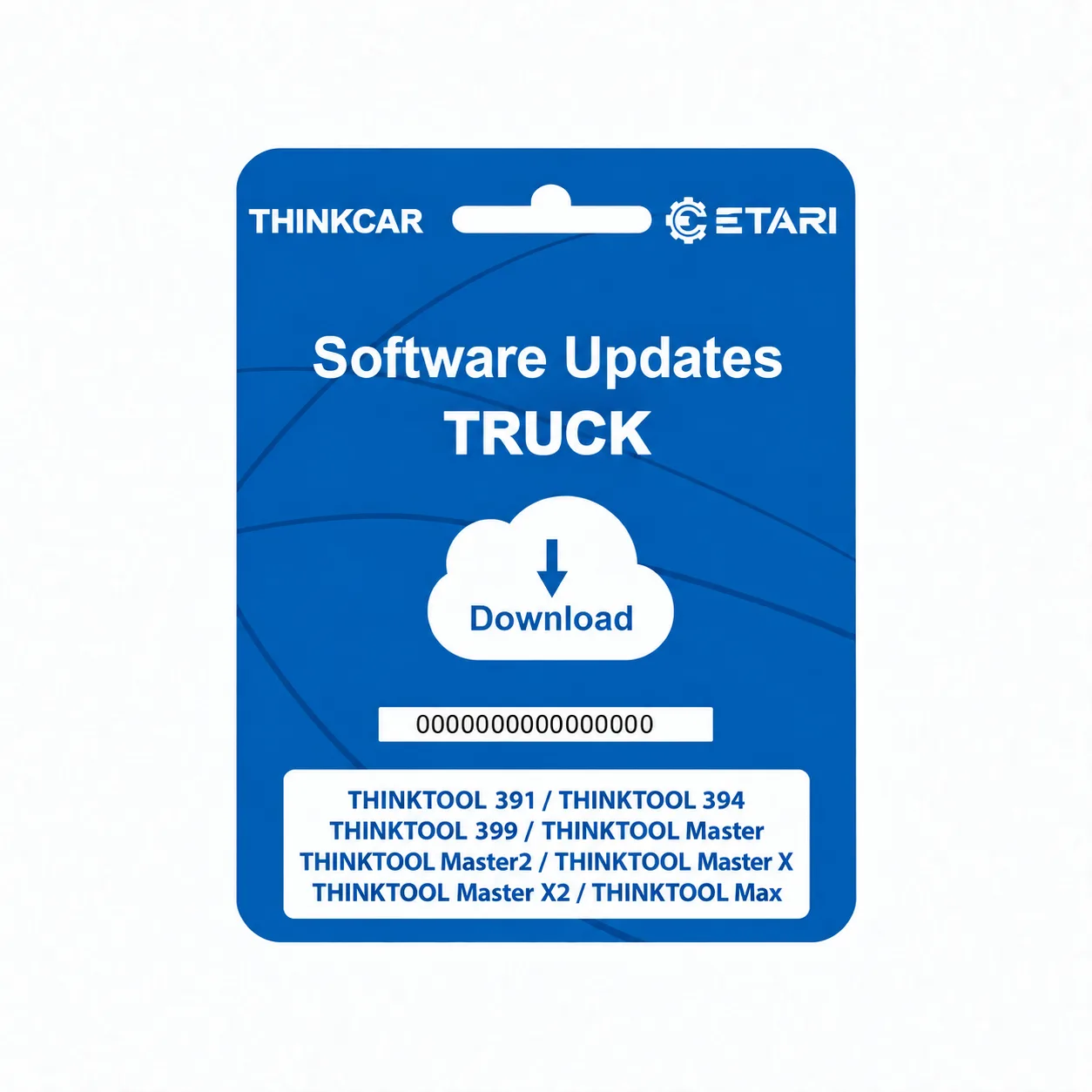 1 год обновления для грузовых автомобилей(Thinktool 391, 394, 399, Master, Master2, Master x, Master x2, Max)