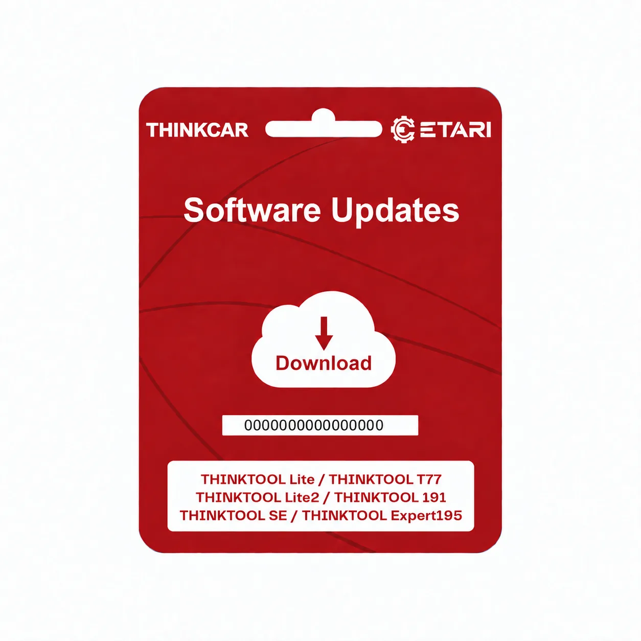 1 год обновления для легковых автомобилей(Thinktool Lite, Thinktool T77, Thinktool Lite2, Thinktool 191, Thinktool SE, Thinktool Expert195)